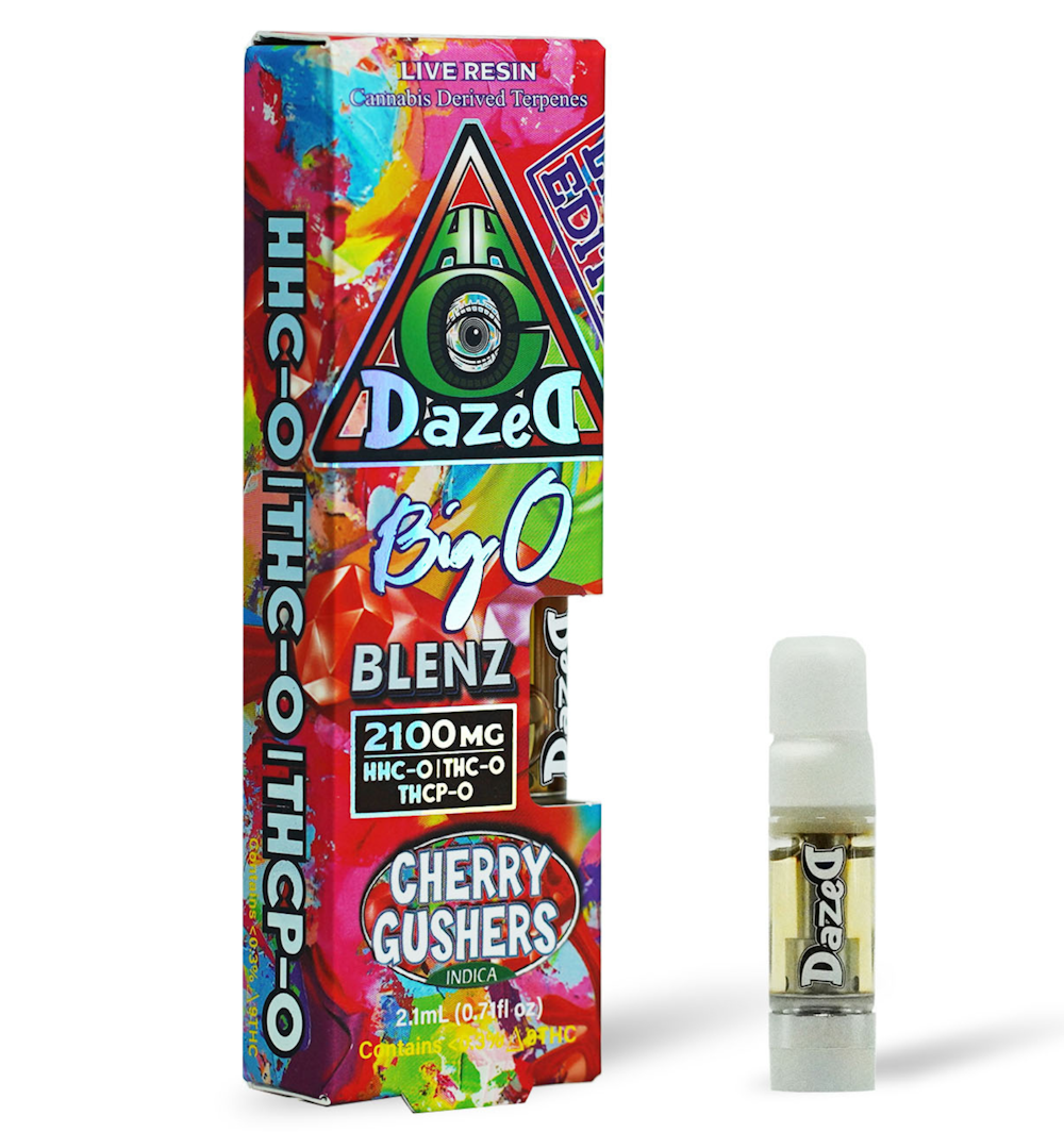 DazeD8 DazeD8 Cherry Gushers HHC-O + THC-O + THCP-O Live