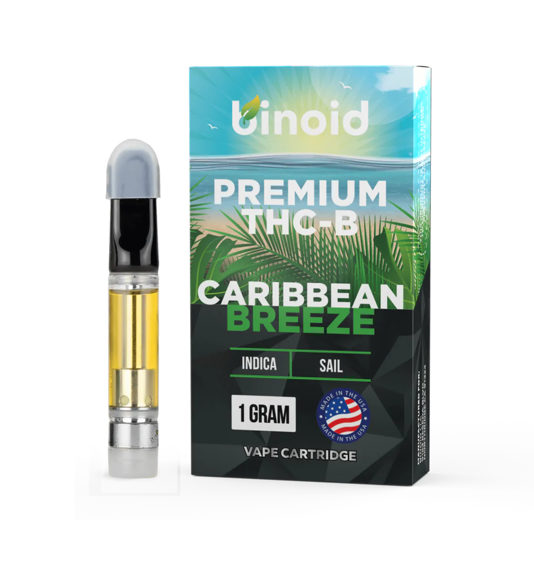 Binoid CBD THC-B Vape Cartridge – Caribbean Breeze