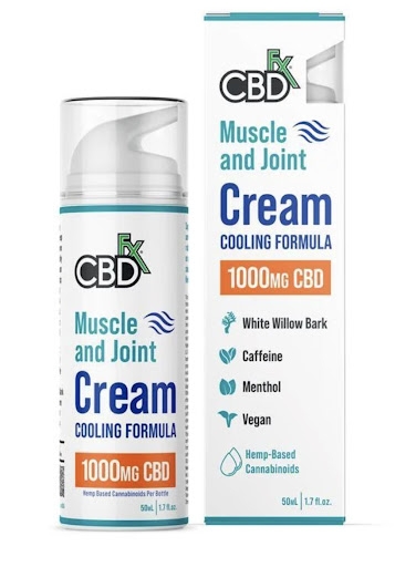 CBDfx CBD Cream For Muscle & Joint: Cooling Formula