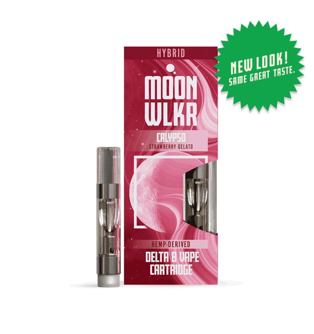 Moonwlkr Delta8 THC Vape Cart Strawberry Gelato Calypso