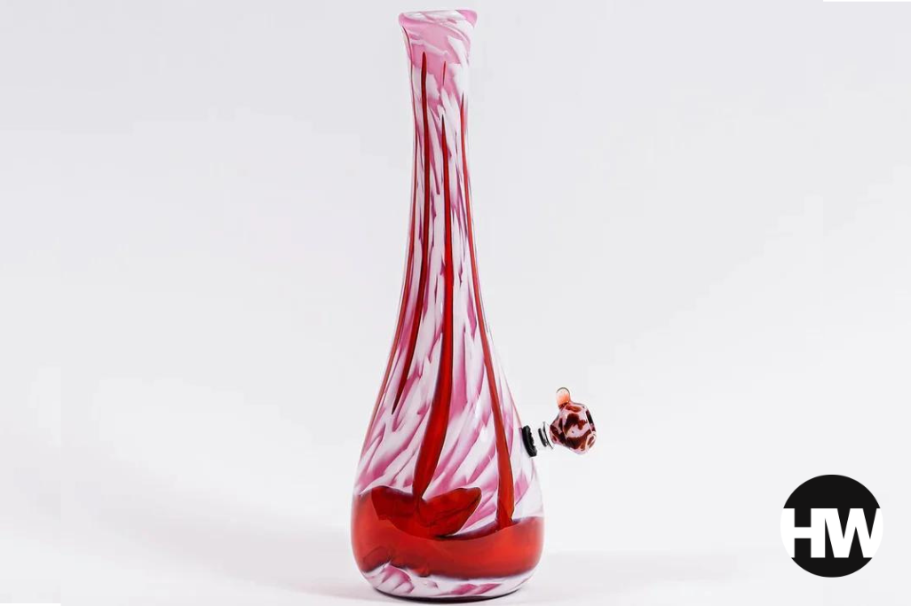 Herbworthy: Peppermint Swirl Bong By Edie Parker x Paul Arnhold