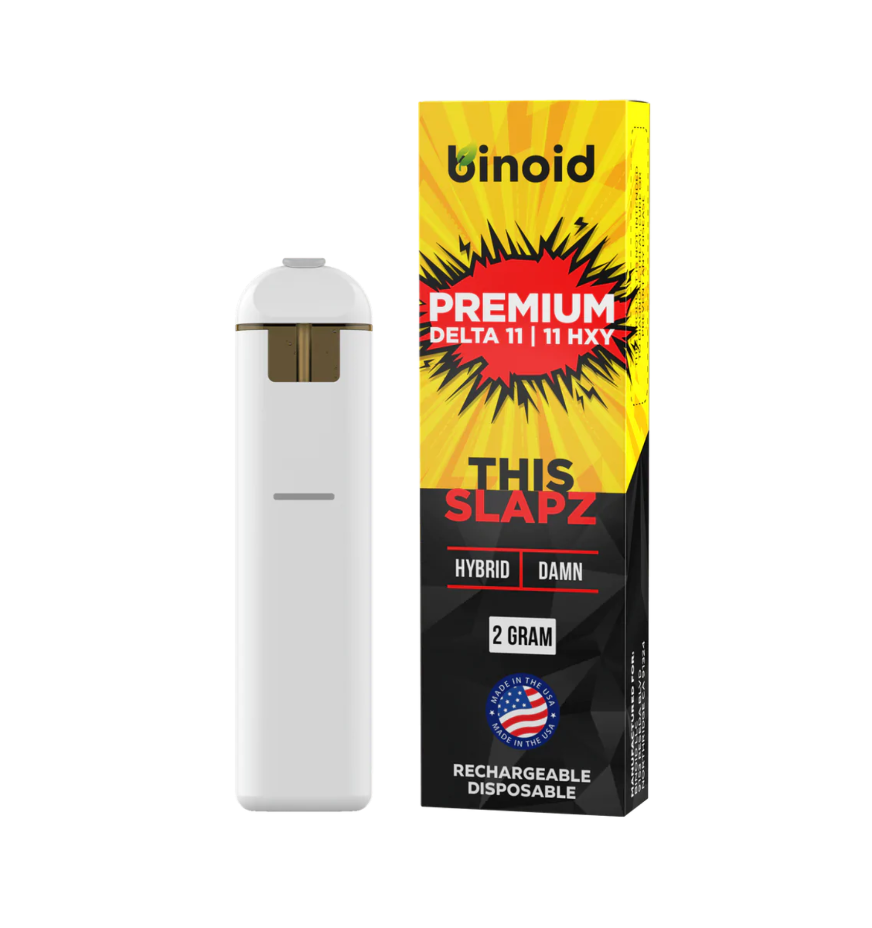 Binoid CBD Delta 11 THC / 11 HXY Disposable Vape 2 Gram