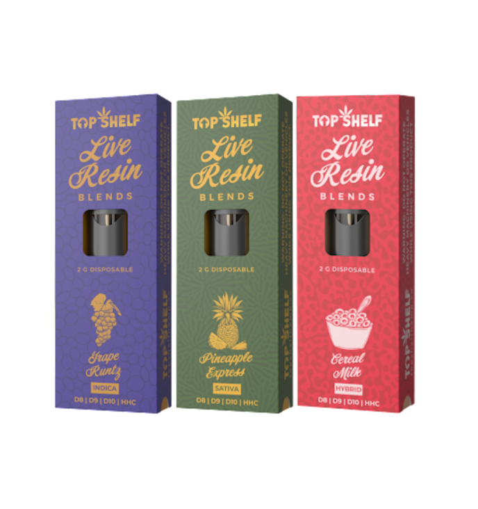 The Calm Leaf Hemplitude Infiniti Blend Live Rosin 5G Disposable Vape Pen