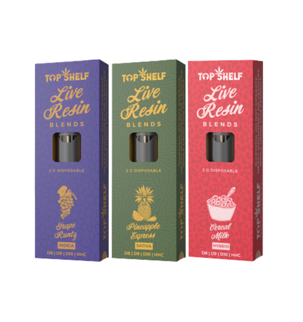 Top Shelf Hemp Co. 2 Gram Disposable Vapes