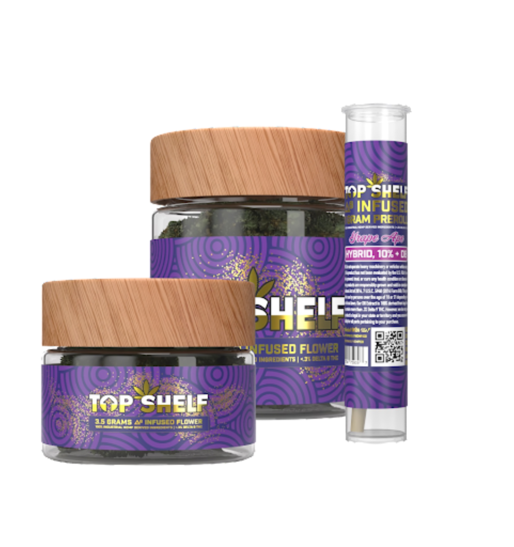 Top Shelf Hemp Co. Delta 8 THC Infused Hemp Flower