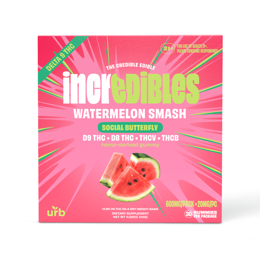 incredibles 20mg Watermelon Smash Gummies