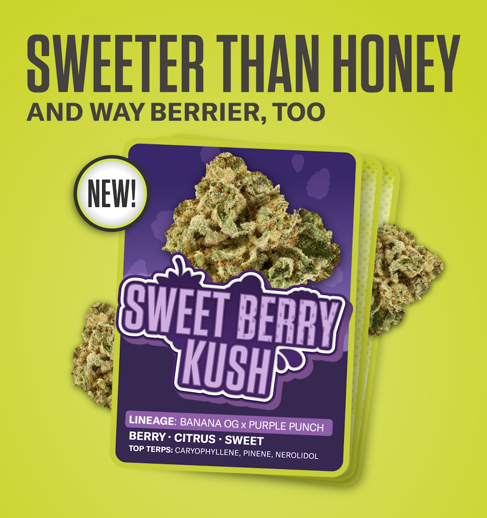 Good Supply Sweet Berry Kush Whole Flower 3.5g