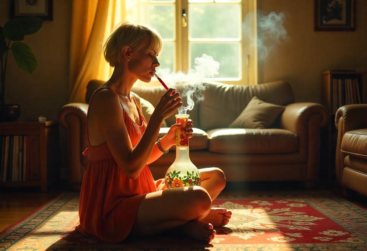 How To Smoke A Joint Through A Bong In 5 Easy Steps