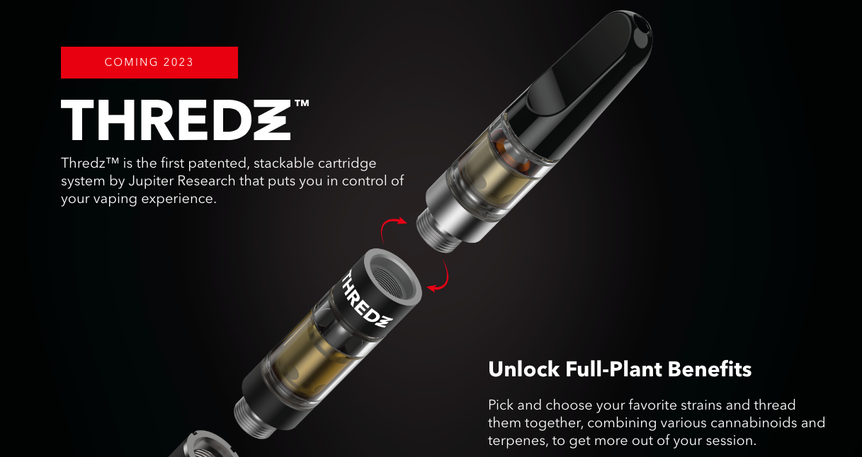 Stackable 510 Cartridges? TILT Holdings To Launch New Vape Tech “Thredz” This Spring