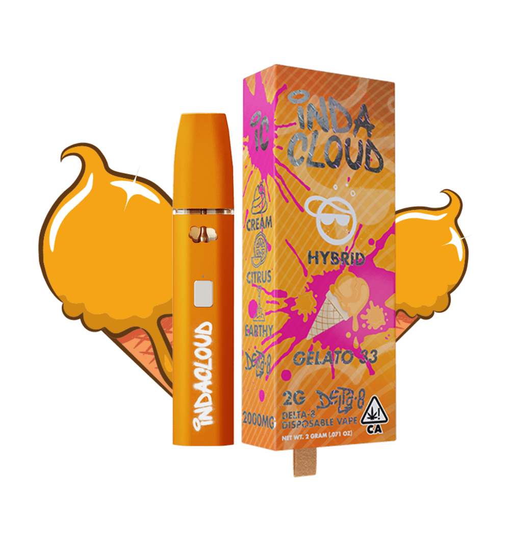 Indacloud Gelato 33 Disposable Vape