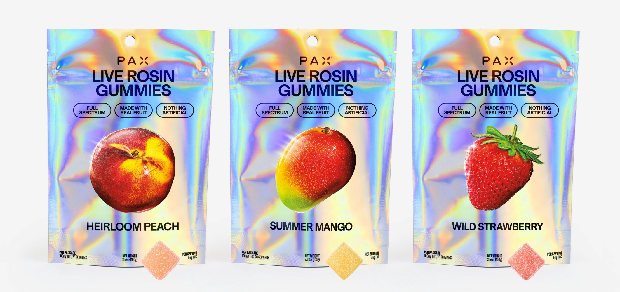 PAX Enters The Edible Scene, Discover Their Live Rosin-Filled Gummies