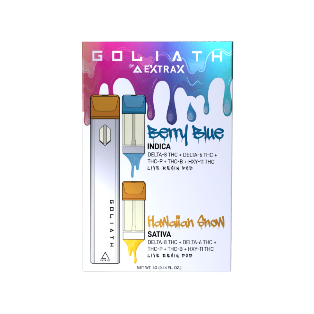 Delta Extrax Goliath Starter Kit 2 Pods + 1 Device – 2 Gram