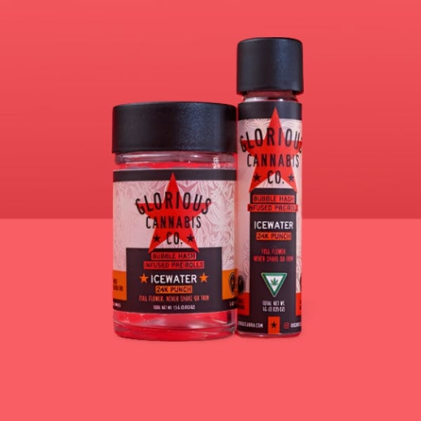 Sour Tangie - Icewater Bubble Hash Infused 1g Pre-Roll