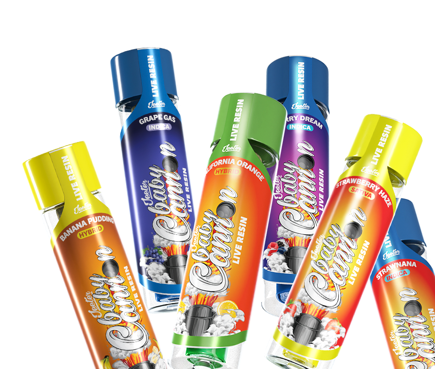 Baby Cannon Pre-Roll With Live Resin 