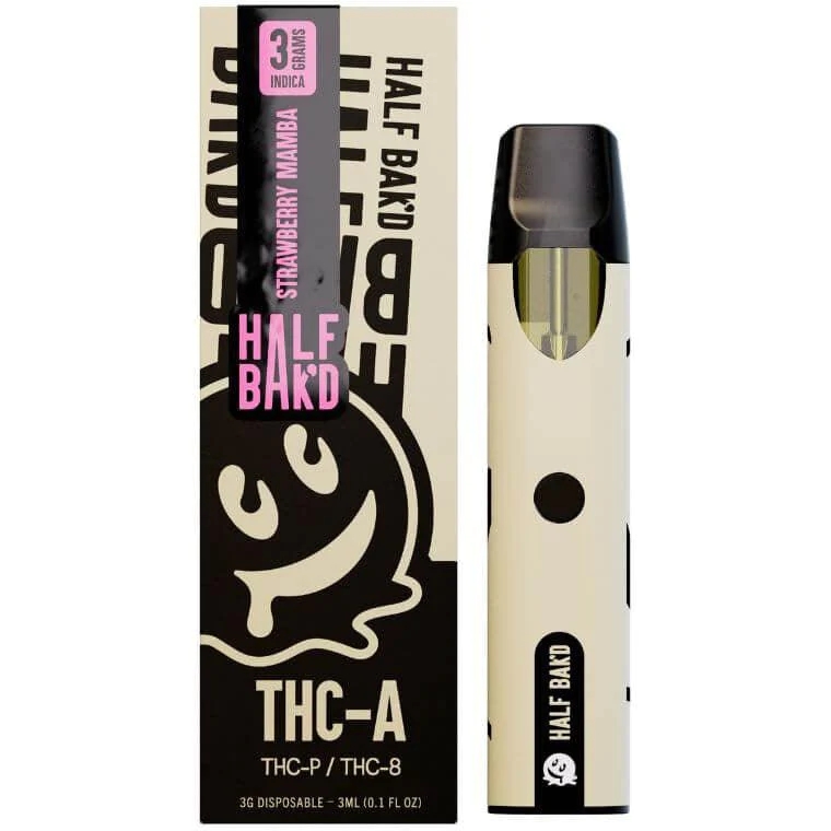 Innovation Meets Flavor And Quality: Half Bak’d Strawberry Mamba THC-A Disposable