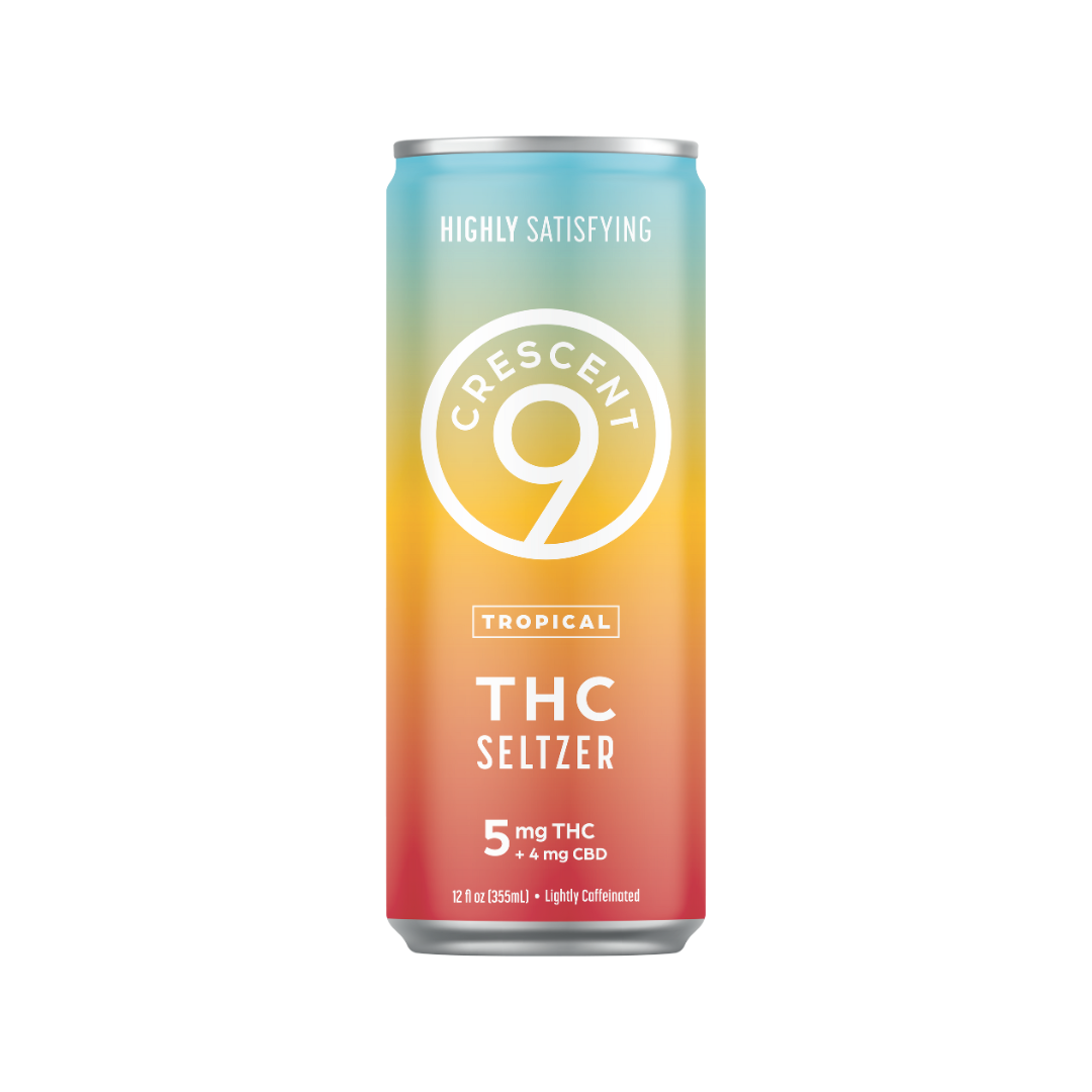 Crescent 9 THC Seltzer | Award-Winning Alcohol Alternative | 21+