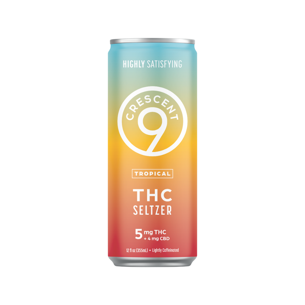 MJ‼️/ The Crescent 9`9 Crescent Canna Crescent 9 Tropical THC Seltzer | Herb