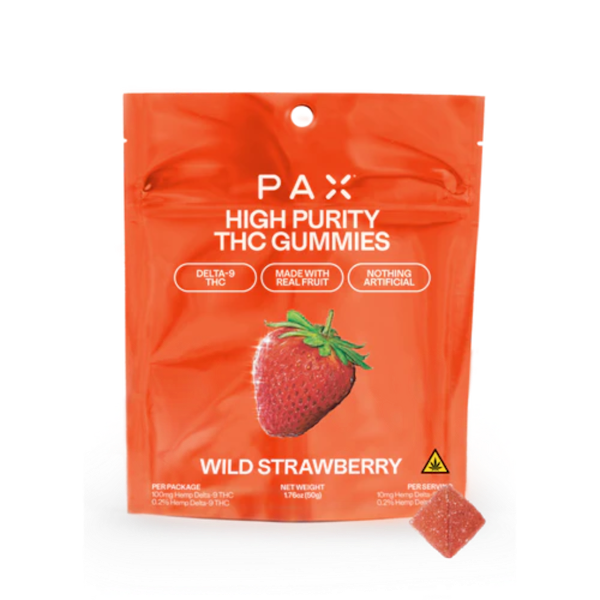 High Purity THC Gummies (Wild Strawberry)