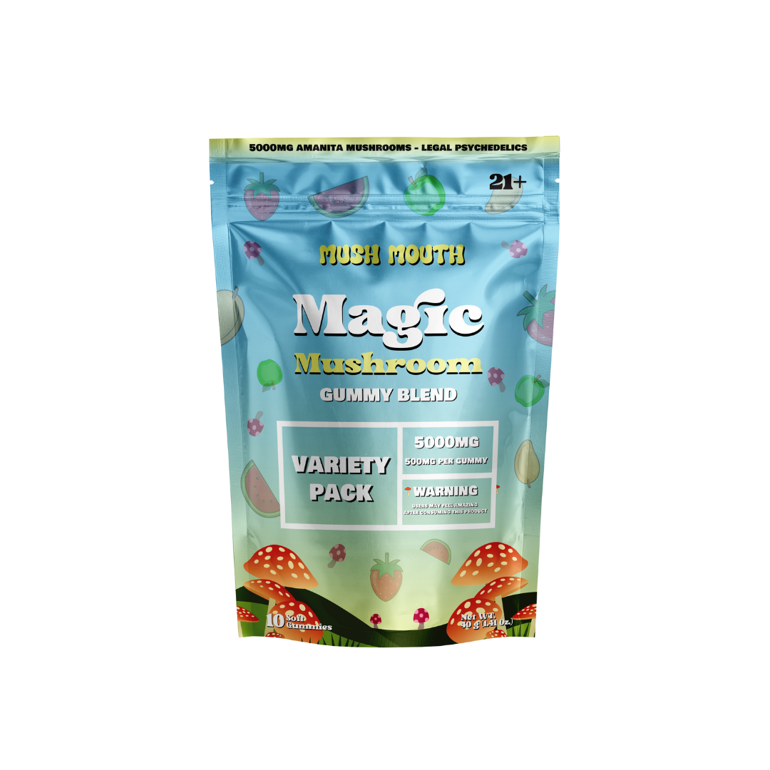 Mush Mouth Amanita Mushroom Gummies 