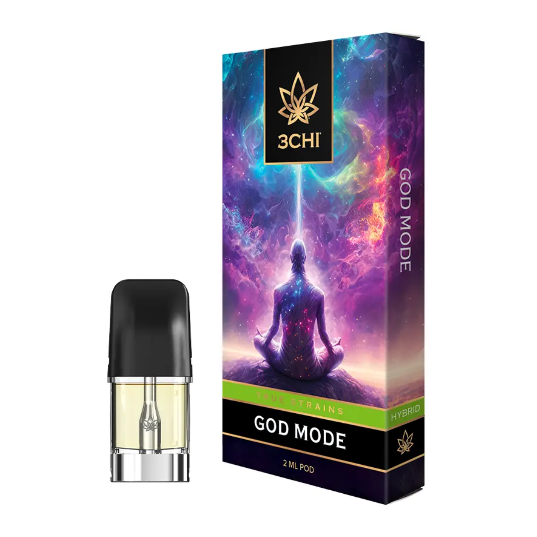True Strains God Mode 2ML Vape Pod