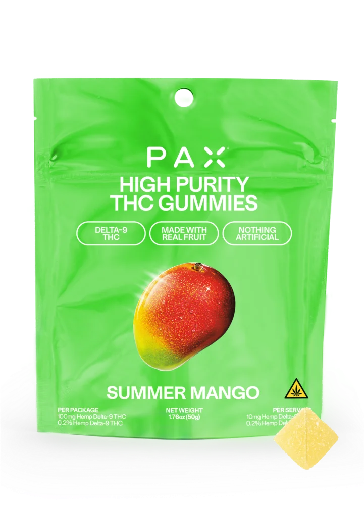PAX Unveils Their New High Purity THC Gummies