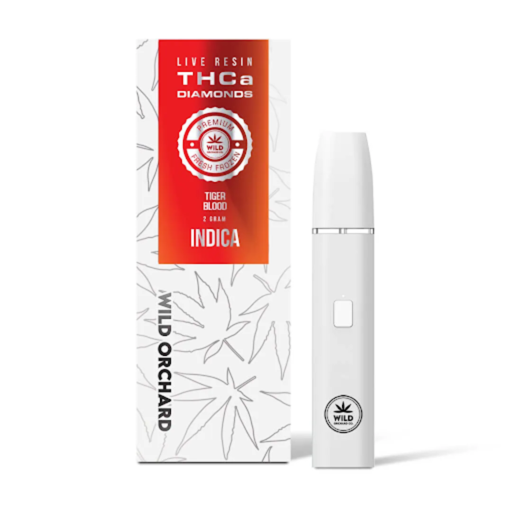 Wild Orchard 2G THCa Diamonds + Live Resin Tiger Blood Vape