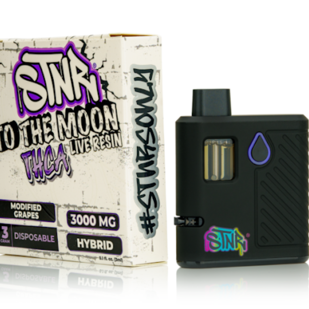 STNR 3 Gram THCA Too the Moon Disposable Vape | Herb STNR 3 Gram THCA Too the Moon Disposable Vape | Herb