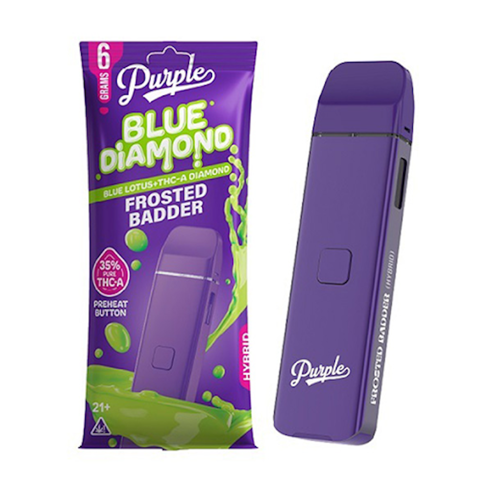 Delta 8 Resellers Purple Blue Diamond Disposable | 6g