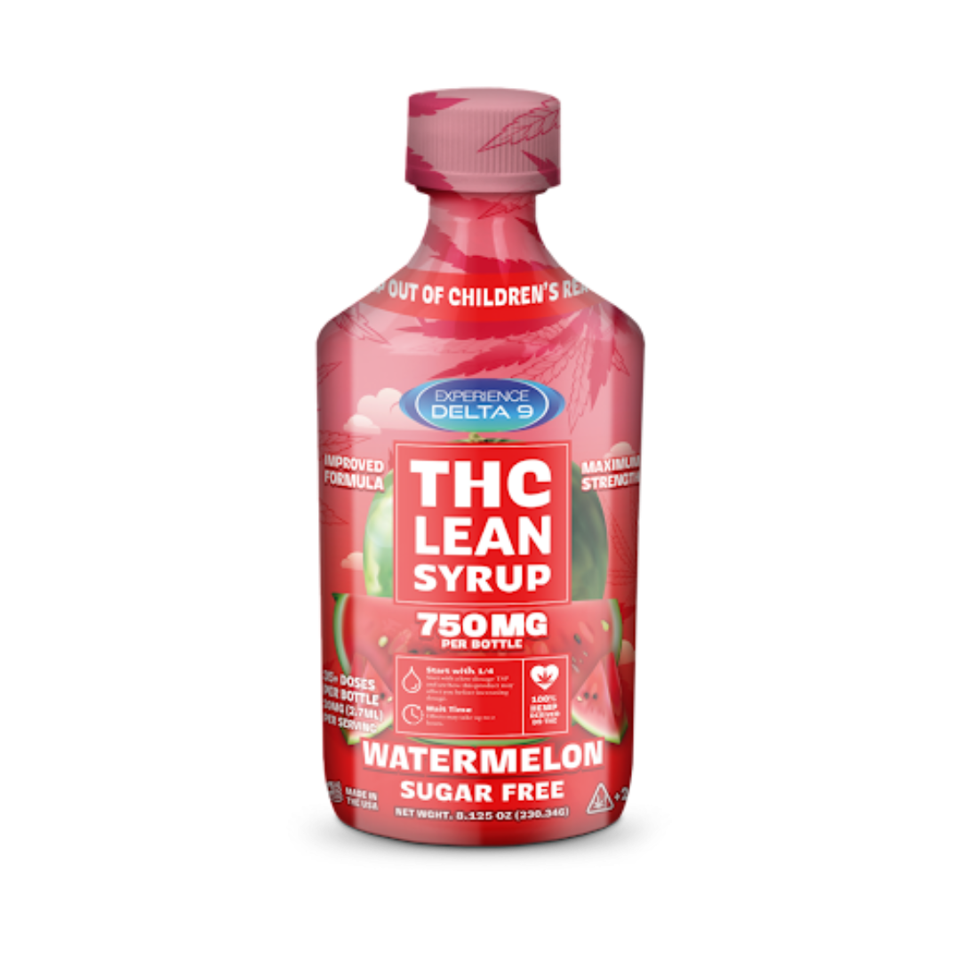 Experience CBD Delta 9 THC Sugar-Free Watermelon Lean Syrup | Herb