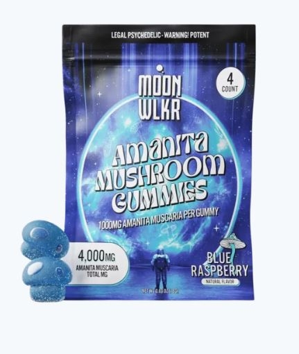 Amanita Muscaria Mushroom Gummies — Blue Raspberry