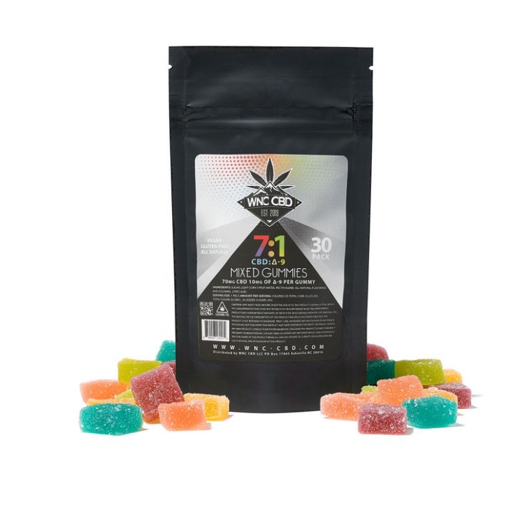 7:1 Mixed Delta 9 Gummies By WNC CBD