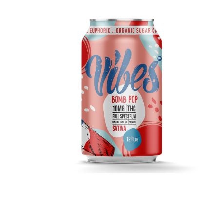 Vibes Bomb Pop Cannabis Cooler