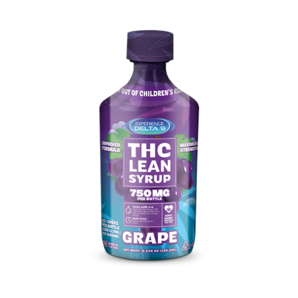 Experience CBD Delta 9 THC Grape Lean Syrup 750mg