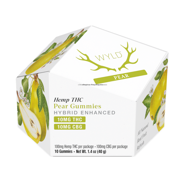 Pear 1:1 THC:CBG Gummies | Hemp THC