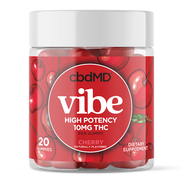 “Vibe” Delta 9 Gummies – Cherry
