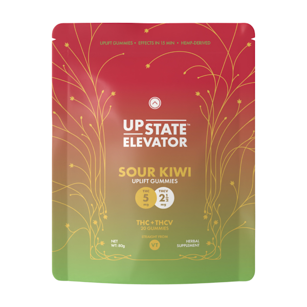 Uplift Sour Kiwi 10mg THC Gummies