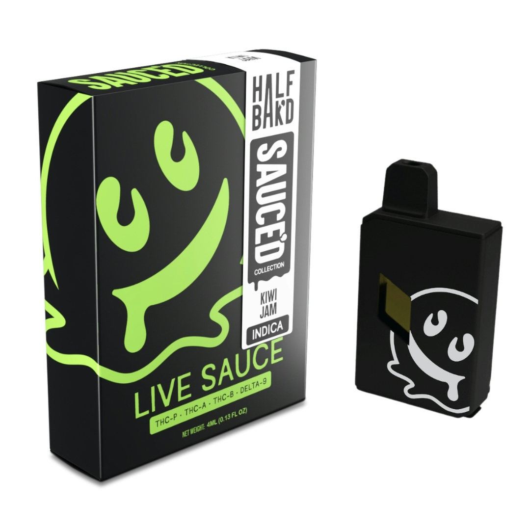 Half Bak'd Live Resin SAUCE'D Disposable