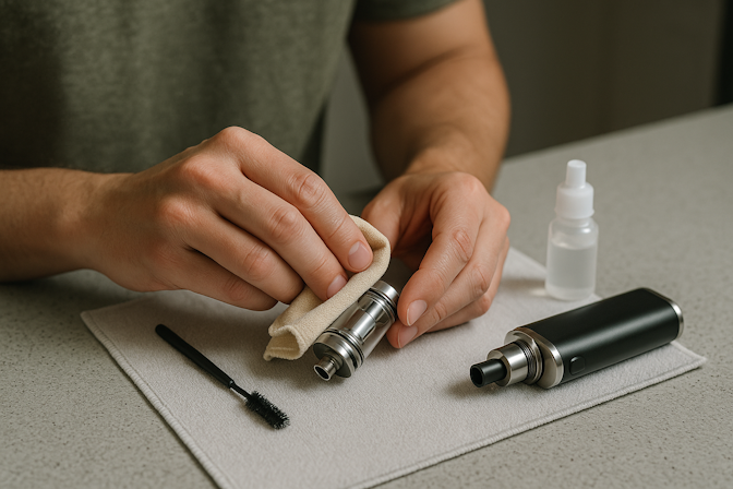 how to clean a vape