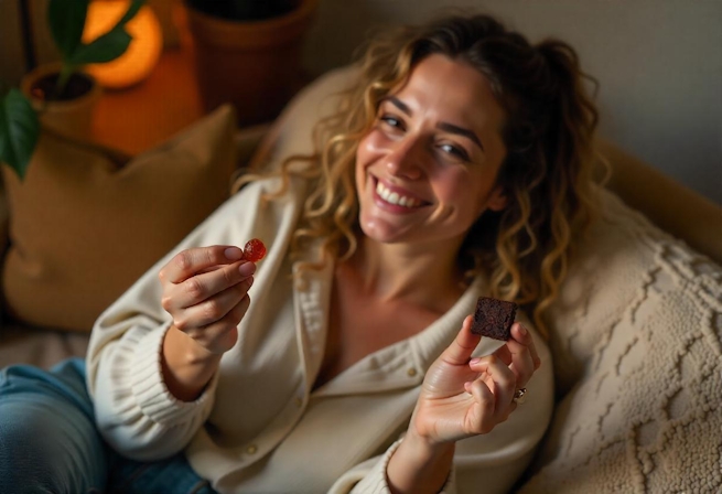 edibles on empty stomach