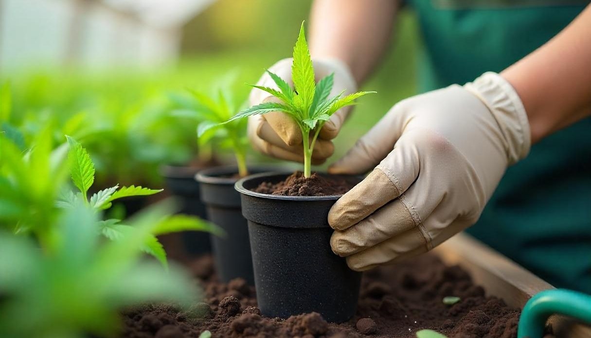 growing ganja outdoors