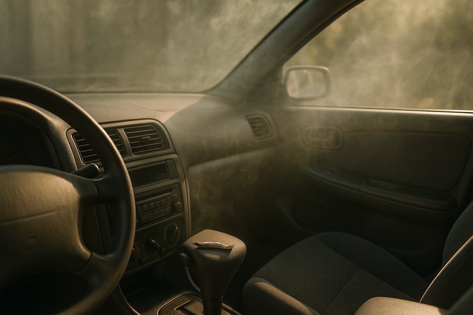 how to get weed smell out of car