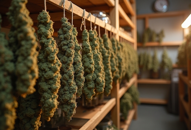how long to dry buds before jarring