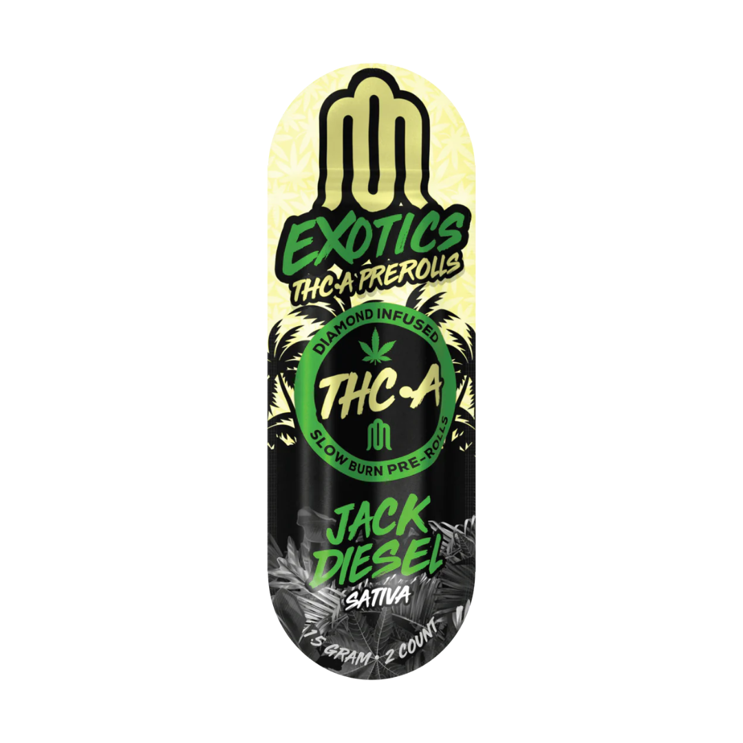 THCA Exotics Diamond-Infused Preroll