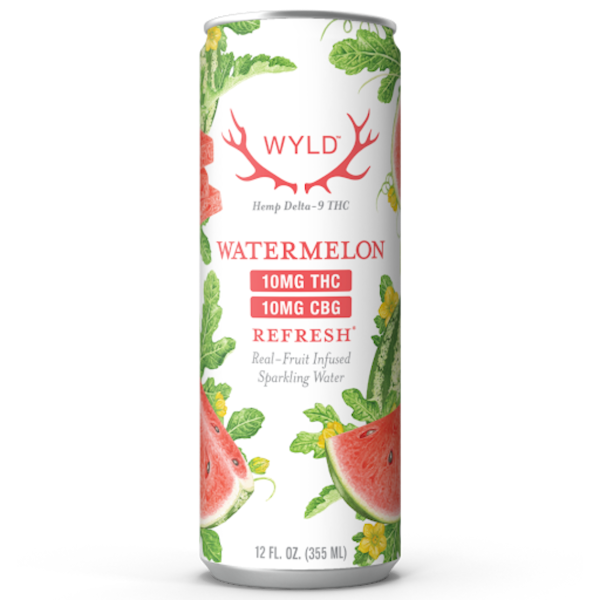 Watermelon THC:CBG Sparkling Water | Refresh