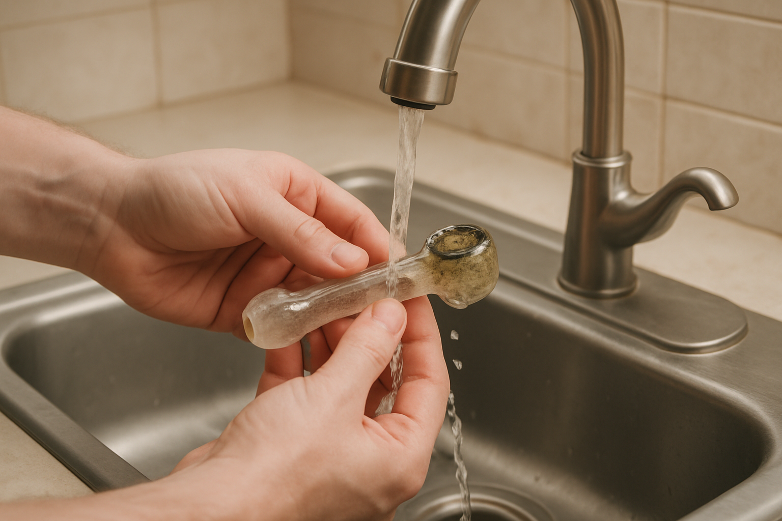 how to clean a weed pipe