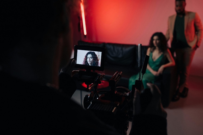 Person filming the scene