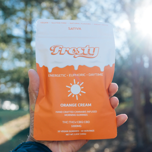 Day Time Delta 9 THC Sativa Gummies – Orange Cream (1000mg)