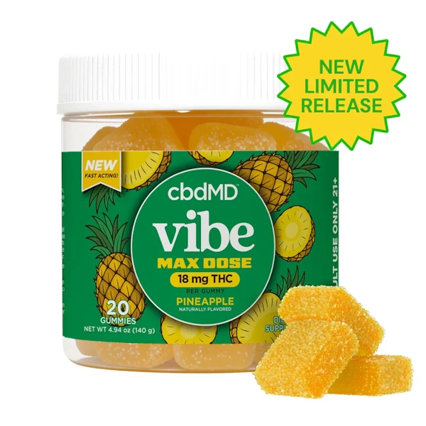 Pineapple Delta 9 THC Max Dose Nano Gummies