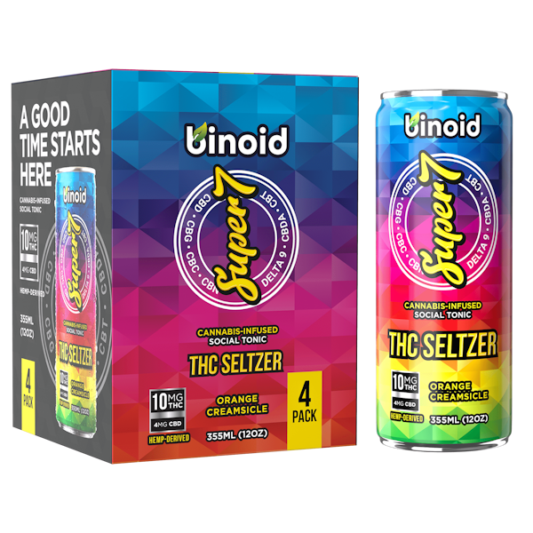 Super 7 THC Beverage – One of a Kind (4 Pack)