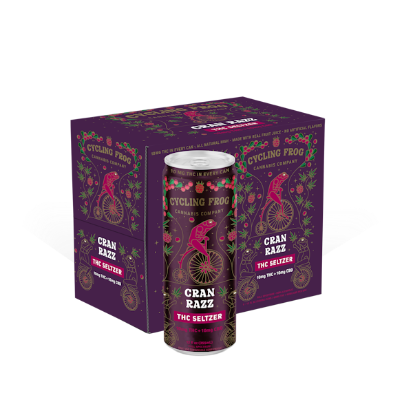 Cran Razz THC Seltzer, 6pk